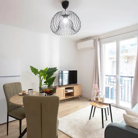 #58 Clim & Balcon 5mins Marche De La شقة نيس