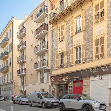 Apartment #58 Clim & Balcon 5mins Marche De La Nice